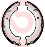 Bremsbackensatz, Feststellbremse Hinterachse BREMBO S 86 509