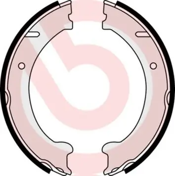 Bremsbackensatz, Feststellbremse Hinterachse BREMBO S 86 510