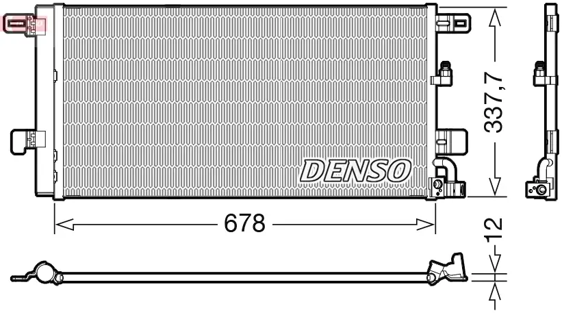 Kondensator, Klimaanlage DENSO DCN02001