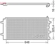 Kondensator, Klimaanlage DENSO DCN02002