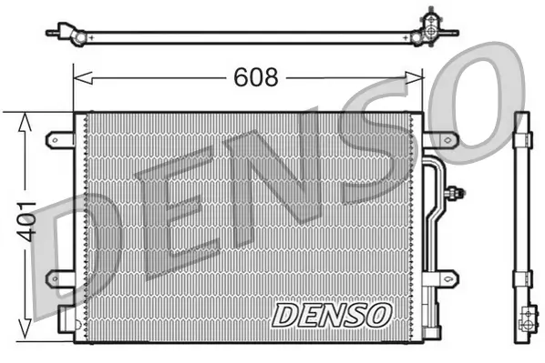 Kondensator, Klimaanlage DENSO DCN02011