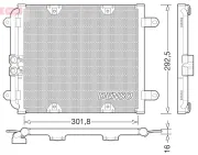 Kondensator, Klimaanlage DENSO DCN02028