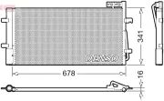 Kondensator, Klimaanlage DENSO DCN02035