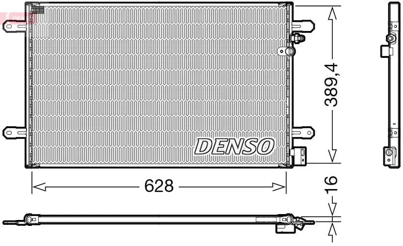 Kondensator, Klimaanlage DENSO DCN02037