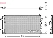 Kondensator, Klimaanlage DENSO DCN02040