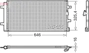 Kondensator, Klimaanlage DENSO DCN02041