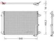 Kondensator, Klimaanlage DENSO DCN02045