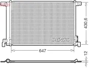 Kondensator, Klimaanlage DENSO DCN02050