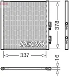 Kondensator, Klimaanlage DENSO DCN02051