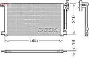 Kondensator, Klimaanlage DENSO DCN05003