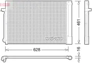 Kondensator, Klimaanlage DENSO DCN05013