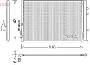Kondensator, Klimaanlage DENSO DCN05016