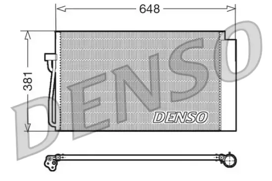 Kondensator, Klimaanlage DENSO DCN05017 Bild Kondensator, Klimaanlage DENSO DCN05017