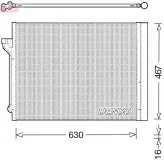 Kondensator, Klimaanlage DENSO DCN05029