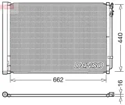 Kondensator, Klimaanlage DENSO DCN05032