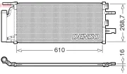 Kondensator, Klimaanlage DENSO DCN05036