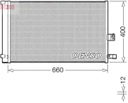 Kondensator, Klimaanlage DENSO DCN05037