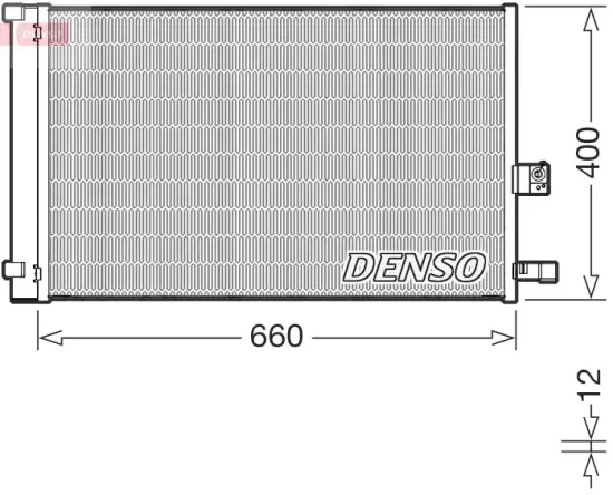 Kondensator, Klimaanlage DENSO DCN05037 Bild Kondensator, Klimaanlage DENSO DCN05037