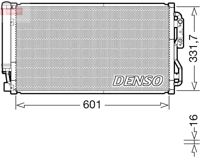 Kondensator, Klimaanlage DENSO DCN05105