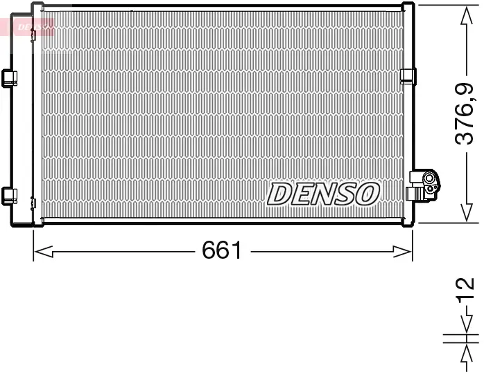 Kondensator, Klimaanlage DENSO DCN05106