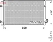 Kondensator, Klimaanlage DENSO DCN05107