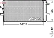 Kondensator, Klimaanlage DENSO DCN05108