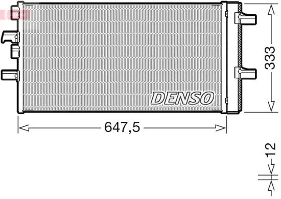 Kondensator, Klimaanlage DENSO DCN05108 Bild Kondensator, Klimaanlage DENSO DCN05108