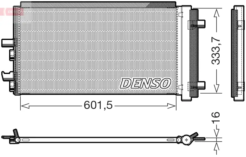 Kondensator, Klimaanlage DENSO DCN05110