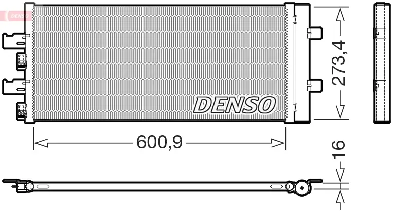 Kondensator, Klimaanlage DENSO DCN05111