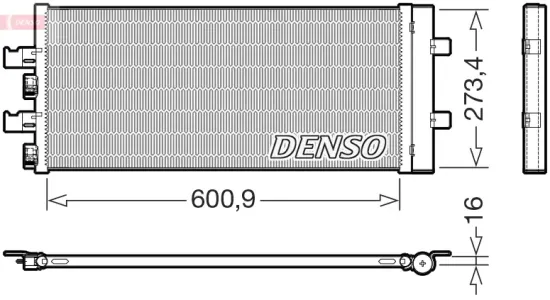 Kondensator, Klimaanlage DENSO DCN05111 Bild Kondensator, Klimaanlage DENSO DCN05111