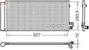 Kondensator, Klimaanlage DENSO DCN05113