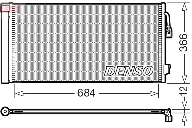 Kondensator, Klimaanlage DENSO DCN05114