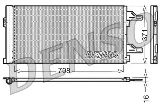 Kondensator, Klimaanlage DENSO DCN07002 Bild Kondensator, Klimaanlage DENSO DCN07002