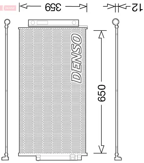 Kondensator, Klimaanlage DENSO DCN09047