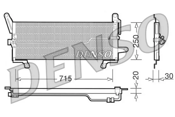 Kondensator, Klimaanlage DENSO DCN09097