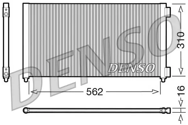 Kondensator, Klimaanlage DENSO DCN09102