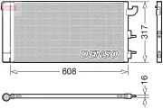 Kondensator, Klimaanlage DENSO DCN09144