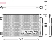 Kondensator, Klimaanlage DENSO DCN09147