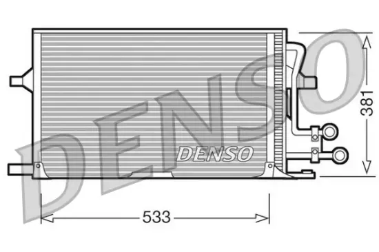 Kondensator, Klimaanlage DENSO DCN10003 Bild Kondensator, Klimaanlage DENSO DCN10003