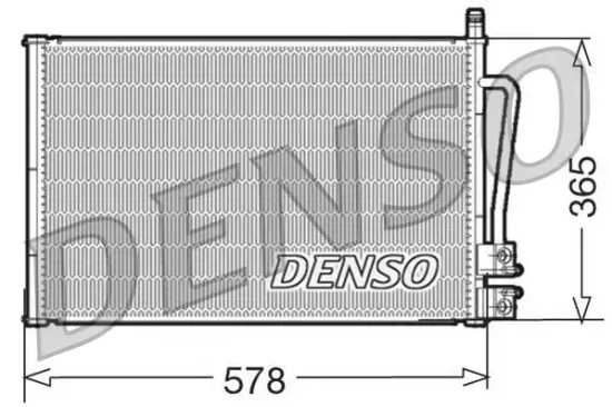 Kondensator, Klimaanlage DENSO DCN10008 Bild Kondensator, Klimaanlage DENSO DCN10008