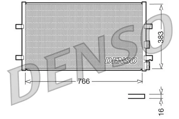 Kondensator, Klimaanlage DENSO DCN10009