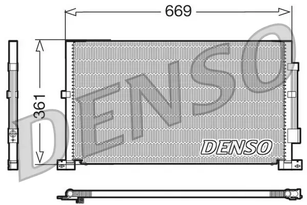Kondensator, Klimaanlage DENSO DCN10012