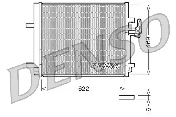 Kondensator, Klimaanlage DENSO DCN10016