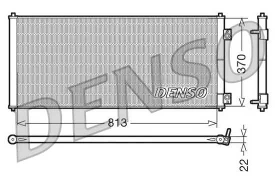 Kondensator, Klimaanlage DENSO DCN10018 Bild Kondensator, Klimaanlage DENSO DCN10018