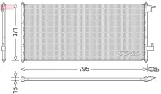 Kondensator, Klimaanlage DENSO DCN10030