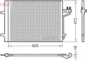 Kondensator, Klimaanlage DENSO DCN10047