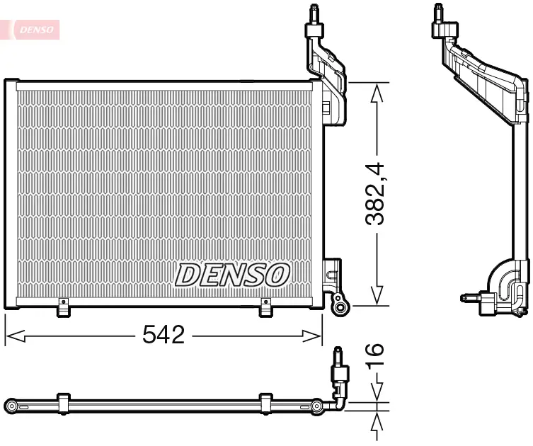 Kondensator, Klimaanlage DENSO DCN10048