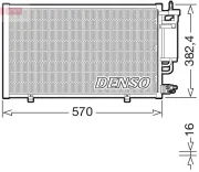 Kondensator, Klimaanlage DENSO DCN10051