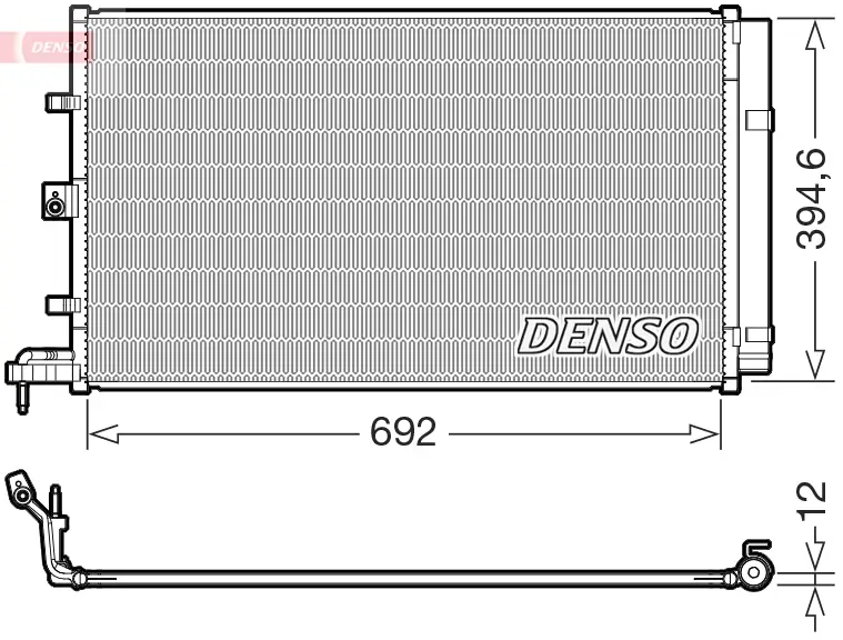 Kondensator, Klimaanlage DENSO DCN10063