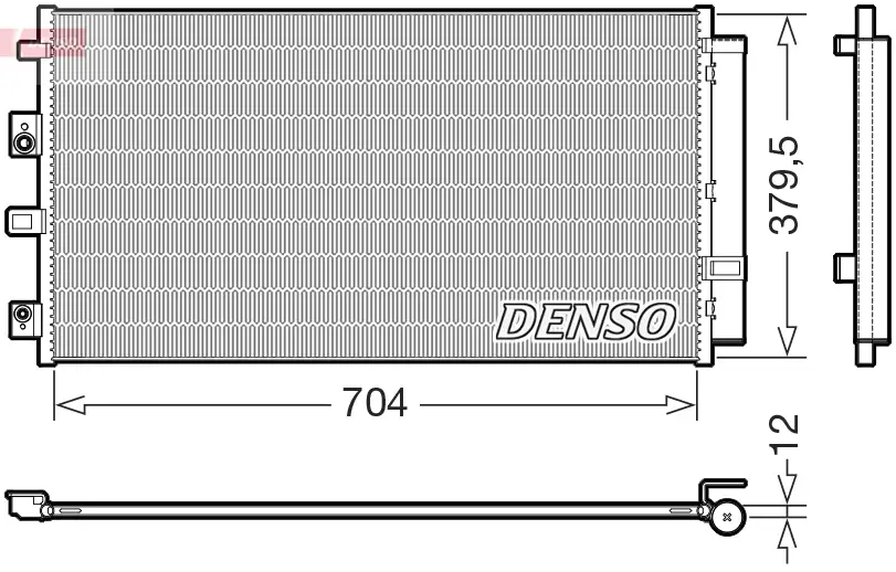 Kondensator, Klimaanlage DENSO DCN10065